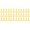 60 Pcs Mini Plastic Easel For Art Painting Name Display Yellow 2