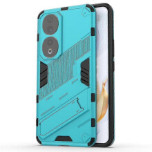 (Baby Blue) For Honor 90 Bump Proof Pc + Tpu Phone Cover Drop-proof Phone Case With Kickstand f26