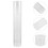 2Pcs Badminton Ball Tube Organizer Clear Container With Caps Holder 11