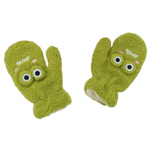 2 Pairs Winter Fluffy Cartoon Warm Gloves For Children