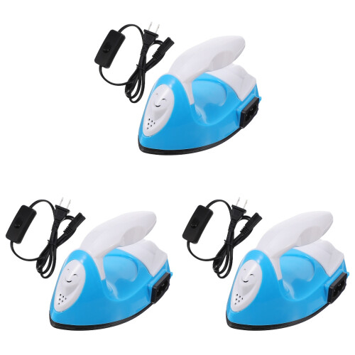 3Pcs Heat Press Mini Portable Electric Iron With Plug 1