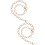 2Pcs Clothes Chain Decor Diy Hat Wedding Patch Brooch Rhinestone Shape 9