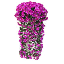 (Purple) Artificial Fake Hanging Flowers Vine Plant Home Garden Decor Indoor Outdoor Lot Gift f54