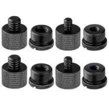8Pcs Mic Stand Thread Adapter Set,5/8 Female to 3/8 Male and 3/8 Female to 5/8 Male Screw Adapter T f54
