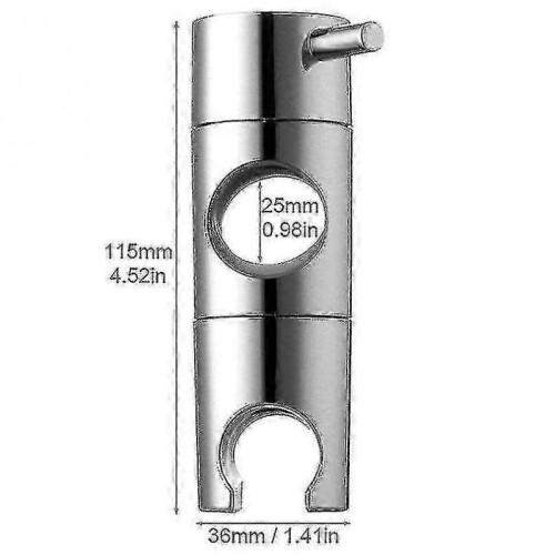 (25MM)Shower Head Bracket, Shower Head Holders Replacement Shower Riser Rail (size:19mm) f54 1
