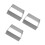 3Pcs Square Mousse Mold Stainless Steel Cake Inch 6