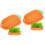4 Pcs Carrot Shape Hydroponic Planters For Cat Grass And Catnip 4