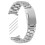 3Pcs 22Mm Stainless Steel Solid Links Bracelet Watch Band Curved End 1