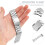 3Pcs 22Mm Stainless Steel Solid Links Bracelet Watch Band Curved End 8
