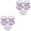 6 Sets Travel Cases With Mirror 5
