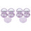 6 Sets Travel Cases With Mirror 4