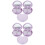 6 Sets Travel Cases With Mirror 7