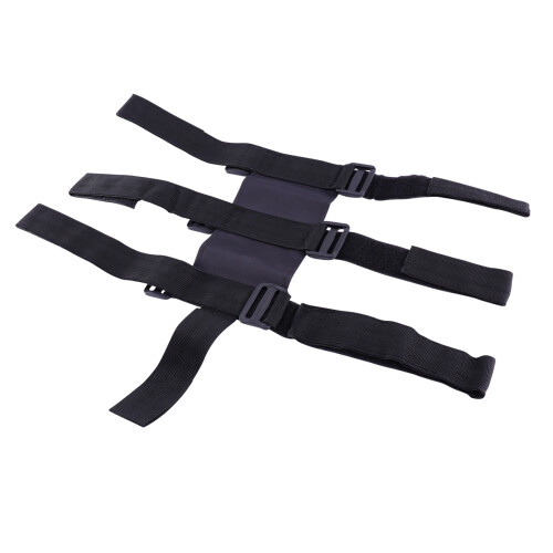 2Pcs Extinguisher Strap Vehicle Flashlight Cup Holder Black