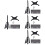 4Pcs Adjustable Training Aid Strap For Indoor Practice 6