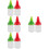 8 Pcs Reusable Plastic Icing Bottles For Cake Decorating 11