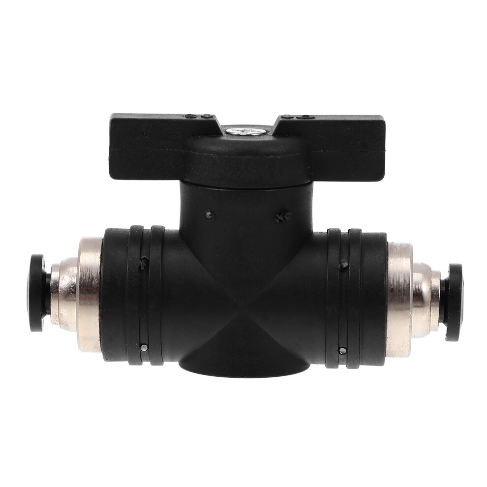 2 Pcs Air Pipe Ball Valves Flow Control Push To Connect Fitting Buc-4 031049652523