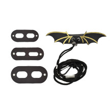 2St Zwart Pet Outdoor Reptielen Riem Met Speciaal Vleugelontwerp
