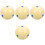 4Pcs Resin Billiard Balls Reusable Wear-Resistant Training Pool Balls 5