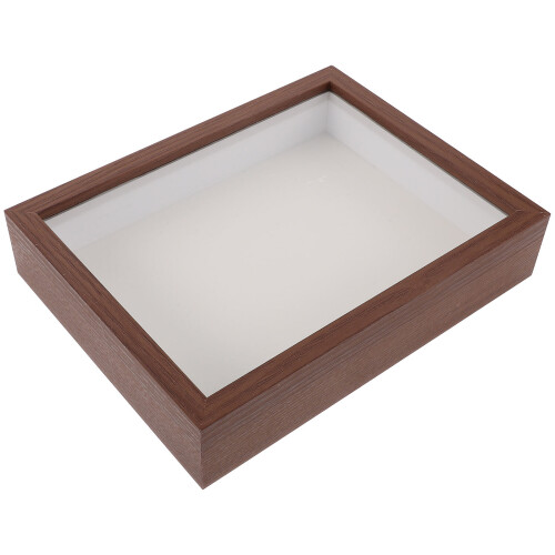 4Pcs Wooden Dried Flower Frame Display Stand Shadow Box Case 2