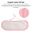 Schilddrüsen-Rizinusöl-Halswickel 30x11cm rosa 5
