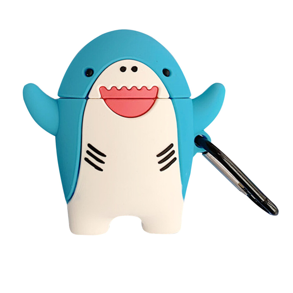 1Pc Cartoon Shark Wireless Earphone Case For 2 White 3362379150043