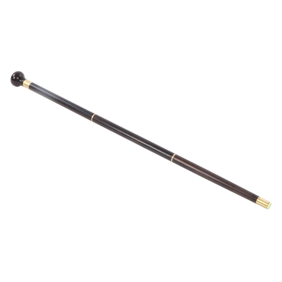 African Blackwood Walking Stick 88cm Ergonomic Detachable Cane for Rehab