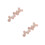 2Pcs Pu Numbered Stitch Marker Chain For Knitting Crocheting 10