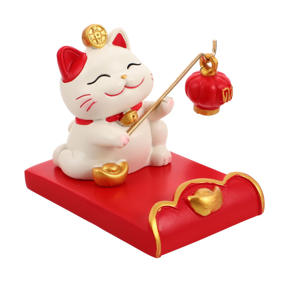 Cute Cartoon Resin Cat Phone Stand For Desk Mobile Holder 3362358884617