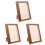 3Pcs Medal Display Case Shadow Box Frame 4