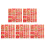 120 Pcs Red Envelopes For Chinese Lunar New Year Decorations 9