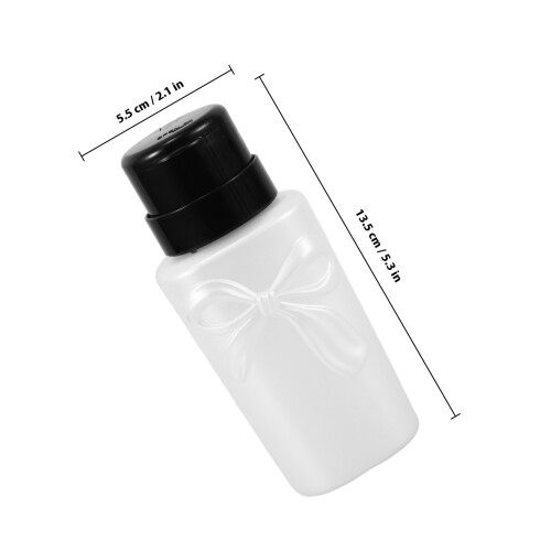 Pump Bottle For Nail Polish Remover Empty Flip-Top Dispenser 1