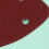 180 Pcs Triangle Sand Paper With Holes Flocking Self Adhesive Dark Red 6
