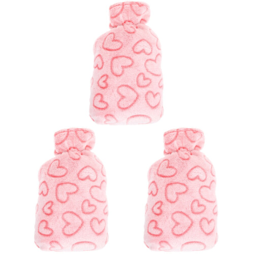 3Pcs Comfortable And Supple Hot Water Bag Cover 1