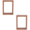 2 Pcs Double Sided Glass Picture Frame Transparent Specimen Clip 6