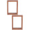 2 Pcs Double Sided Glass Picture Frame Transparent Specimen Clip 7