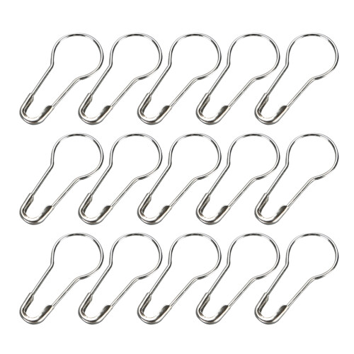 3000 Pcs Cucurbit Shape Safety Clothes Silver