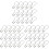 3000 Pcs Cucurbit Shape Safety Clothes Silver 2