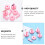 10Pcs Detachable Manicure Practice Stands Nail Tip Holders Pink 11