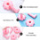 10Pcs Detachable Manicure Practice Stands Nail Tip Holders Pink 9