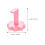 10Pcs Detachable Manicure Practice Stands Nail Tip Holders Pink 8