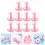 10Pcs Detachable Manicure Practice Stands Nail Tip Holders Pink 3
