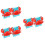 3Pcs Baby Swimming Arm Ring Inflatable Pool Safety Float 8