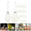 72 Pcs Christmas Ball Ornaments Clear Flat Baubles For Tree 11