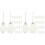 72 Pcs Christmas Ball Ornaments Clear Flat Baubles For Tree 4