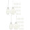 72 Pcs Christmas Ball Ornaments Clear Flat Baubles For Tree 9
