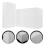 12 Pcs Blank Foam Cake Mold For Decorating And Baking Practice 11