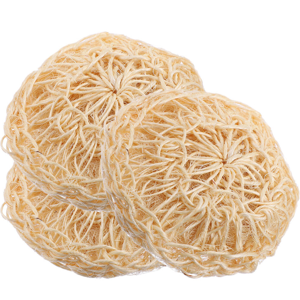 Aboofan 6 Pcs Cleaning Shower Balls Sisal Body Scrubbers Bathing Supplies