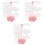 3Pcs Clear Spiral Nail Tips Display Stand For Nail Art Practice 5