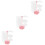 3Pcs Clear Spiral Nail Tips Display Stand For Nail Art Practice 7