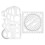 10 Pcs Geometric Ruler Plastic Drafting Template For Students 3